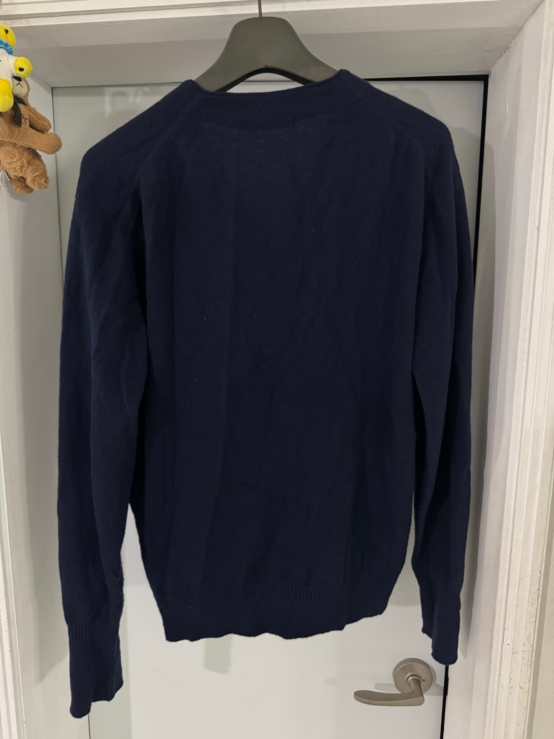 네이더스 메리노 울 가디건 네이비 4 상품이미지2