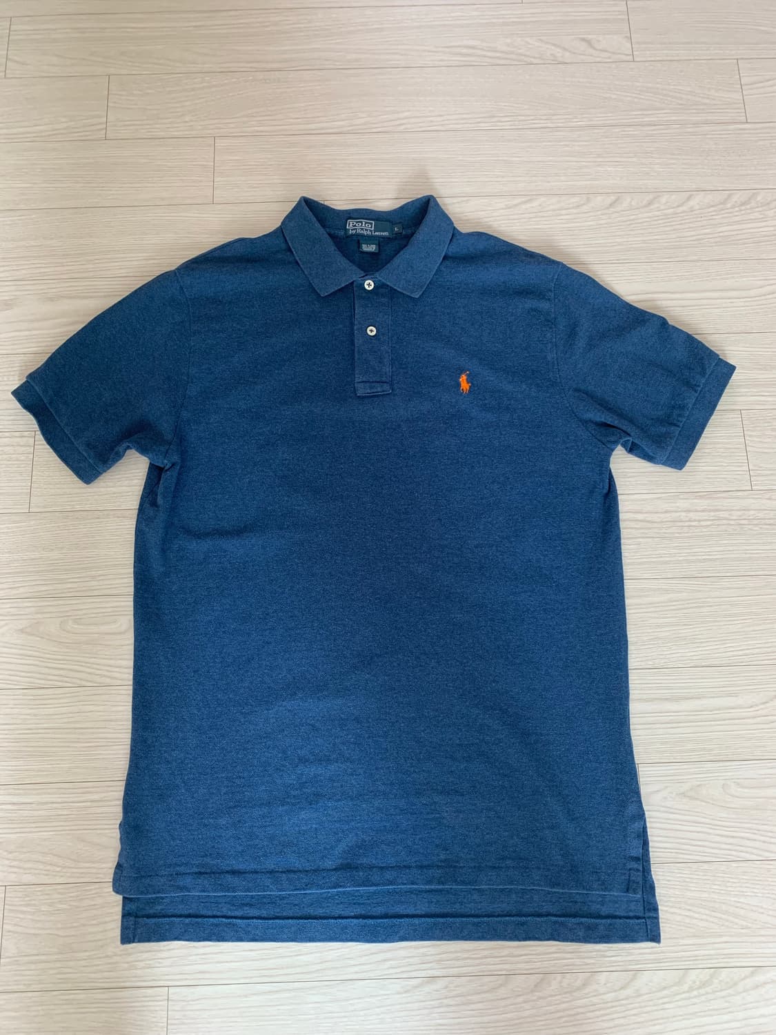 폴로 랄프로렌 네이비 반팔 카라티 상품이미지1
