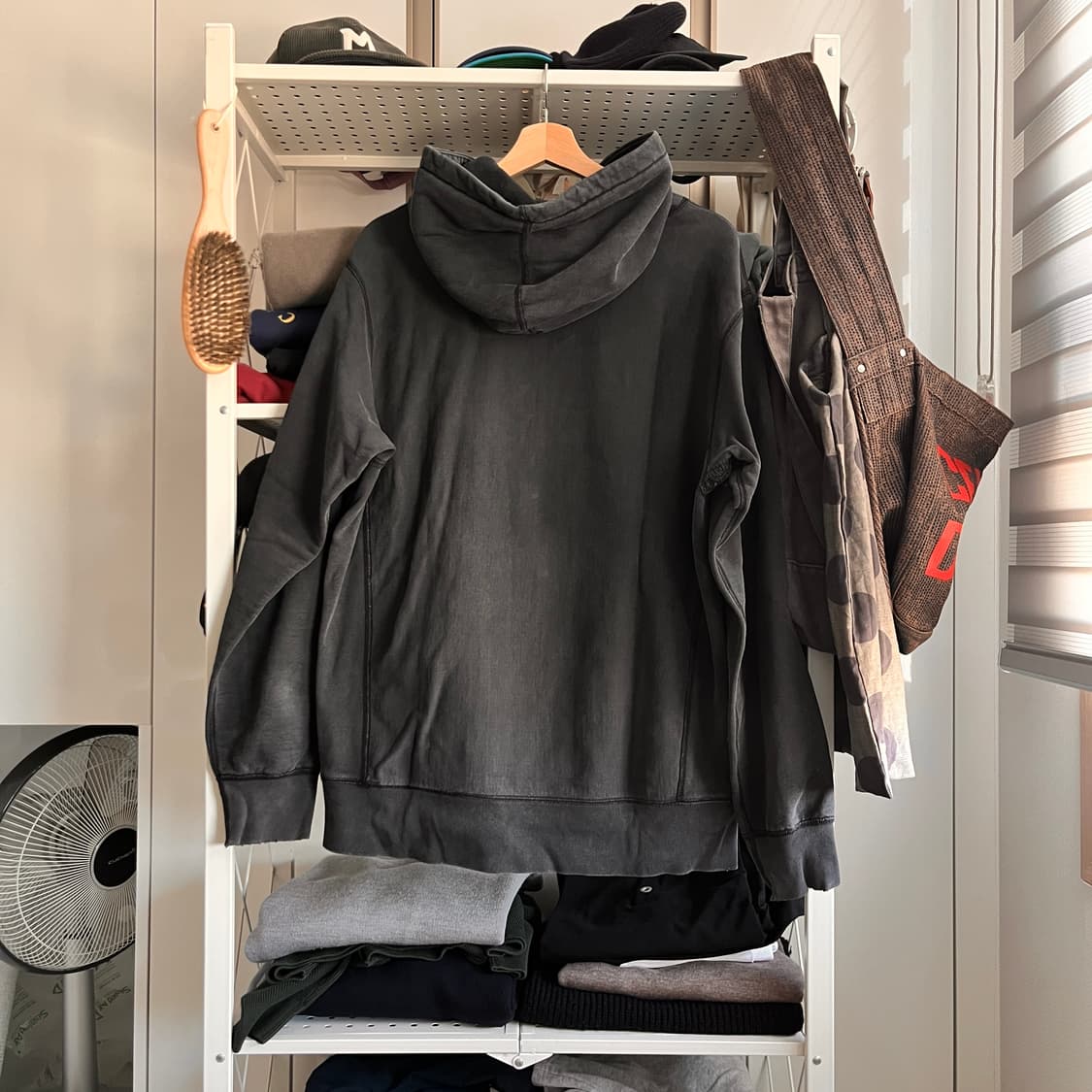 [L] 슈프림 박스로고 후드 블랙 12fw 상품이미지8