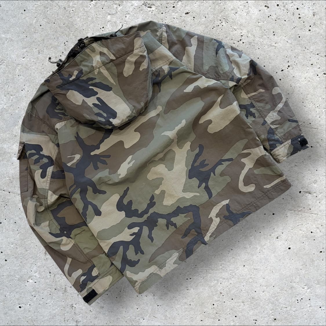 [90] 노스페이스 카모플라쥬 빈티지 바람막이 자켓 B670 상품이미지2