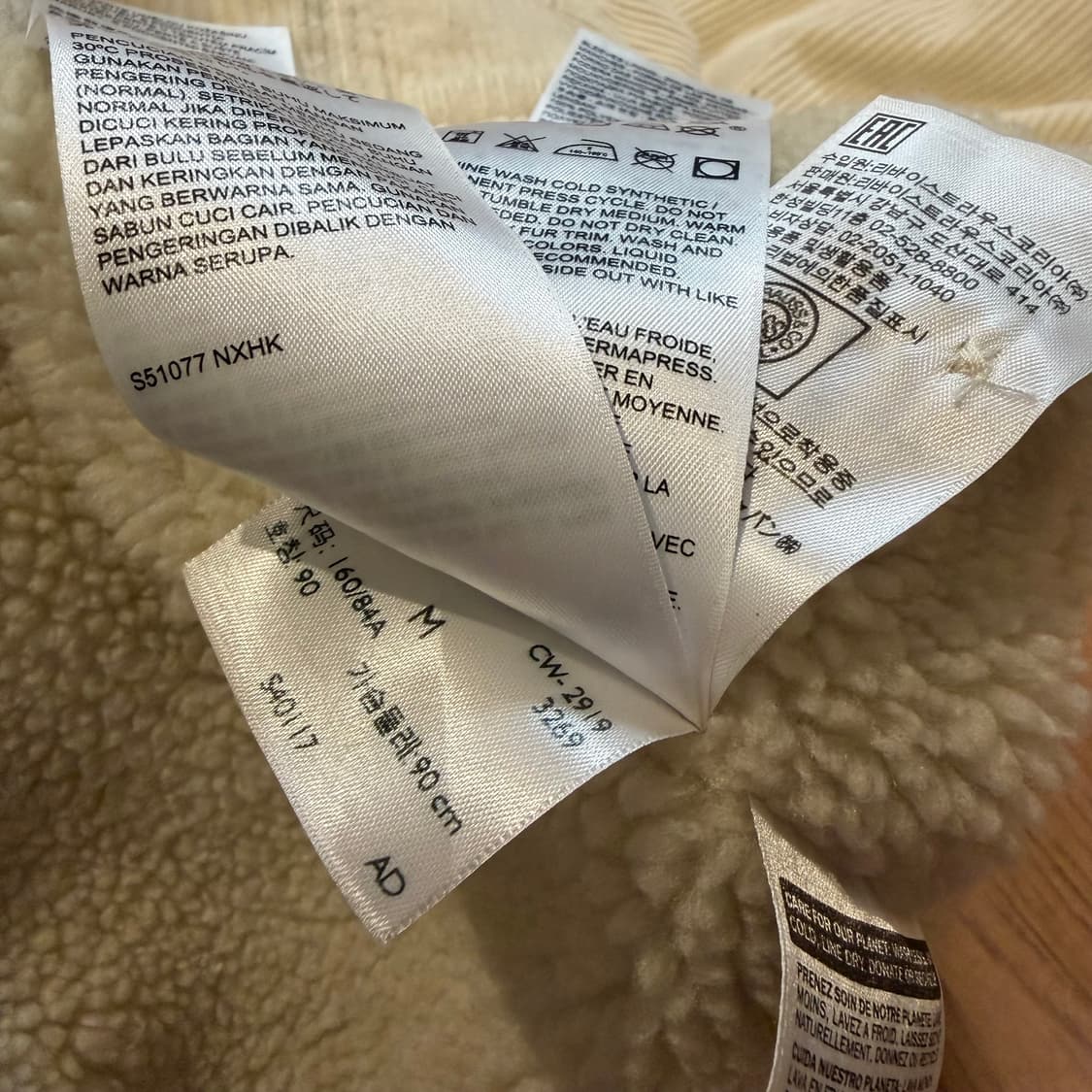 levi's 코듀로이 쉐르파 자켓 상품이미지4