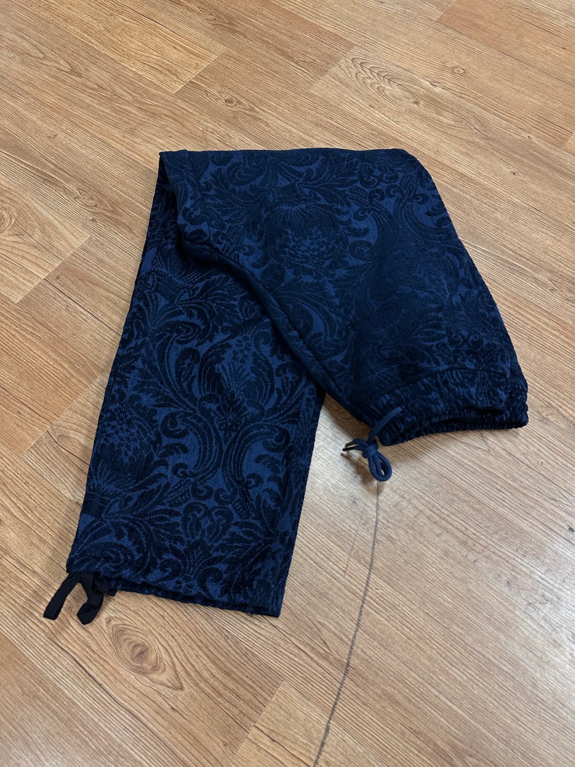 (M)위켄더스 플로럴 자카드 봄버 셋업 네이비 상품이미지8