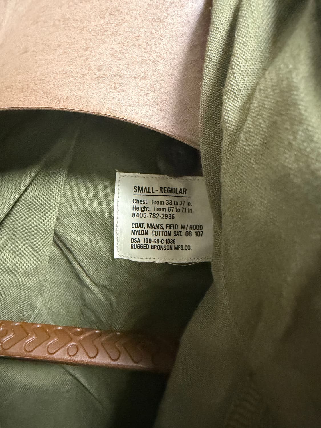 브론슨 택시 드라이버 복각 m65 자켓 s/r 새제품 상품이미지6