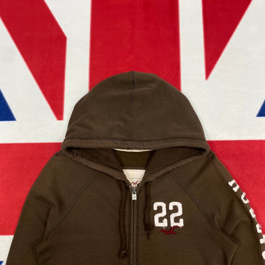 홀리스터 브라운 후드집업 여성M  상품이미지3