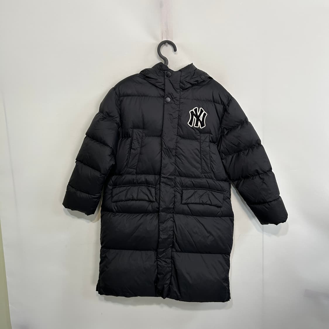 MLB 키즈 2020 오리털 롱패딩 145 블랙 빵빵함 상품이미지1