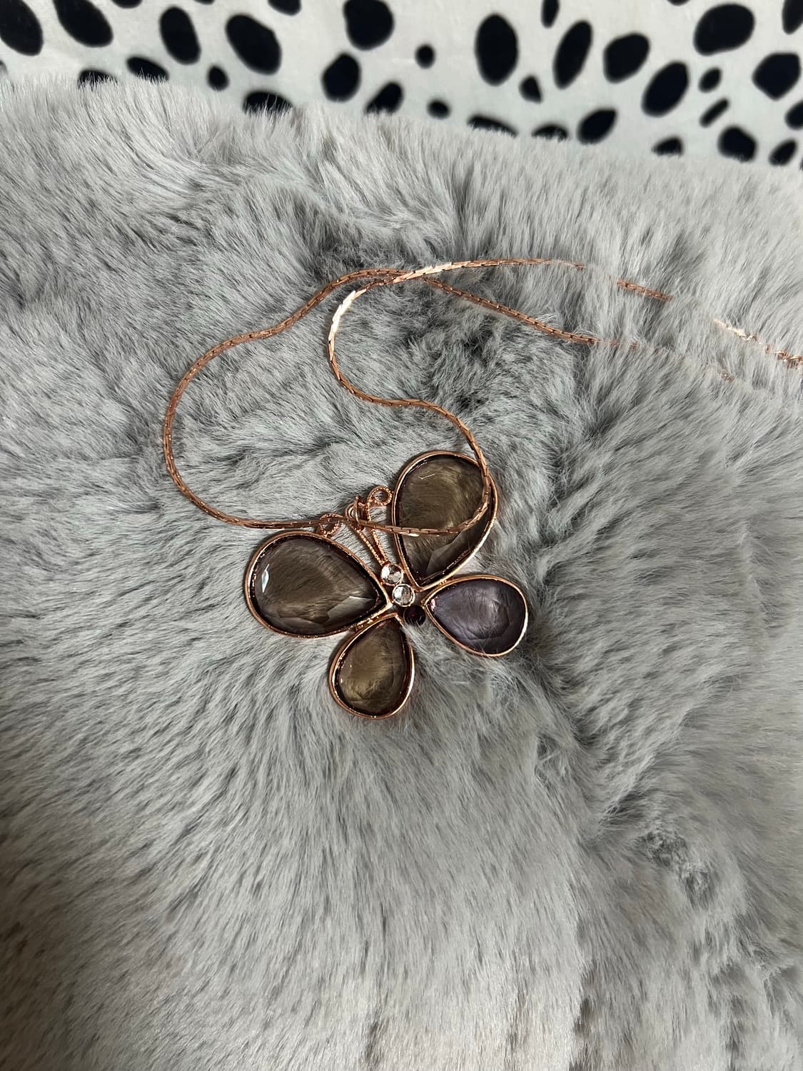 페어리 나비 큐빅 오리엔탈 빈티지목걸이  상품이미지2