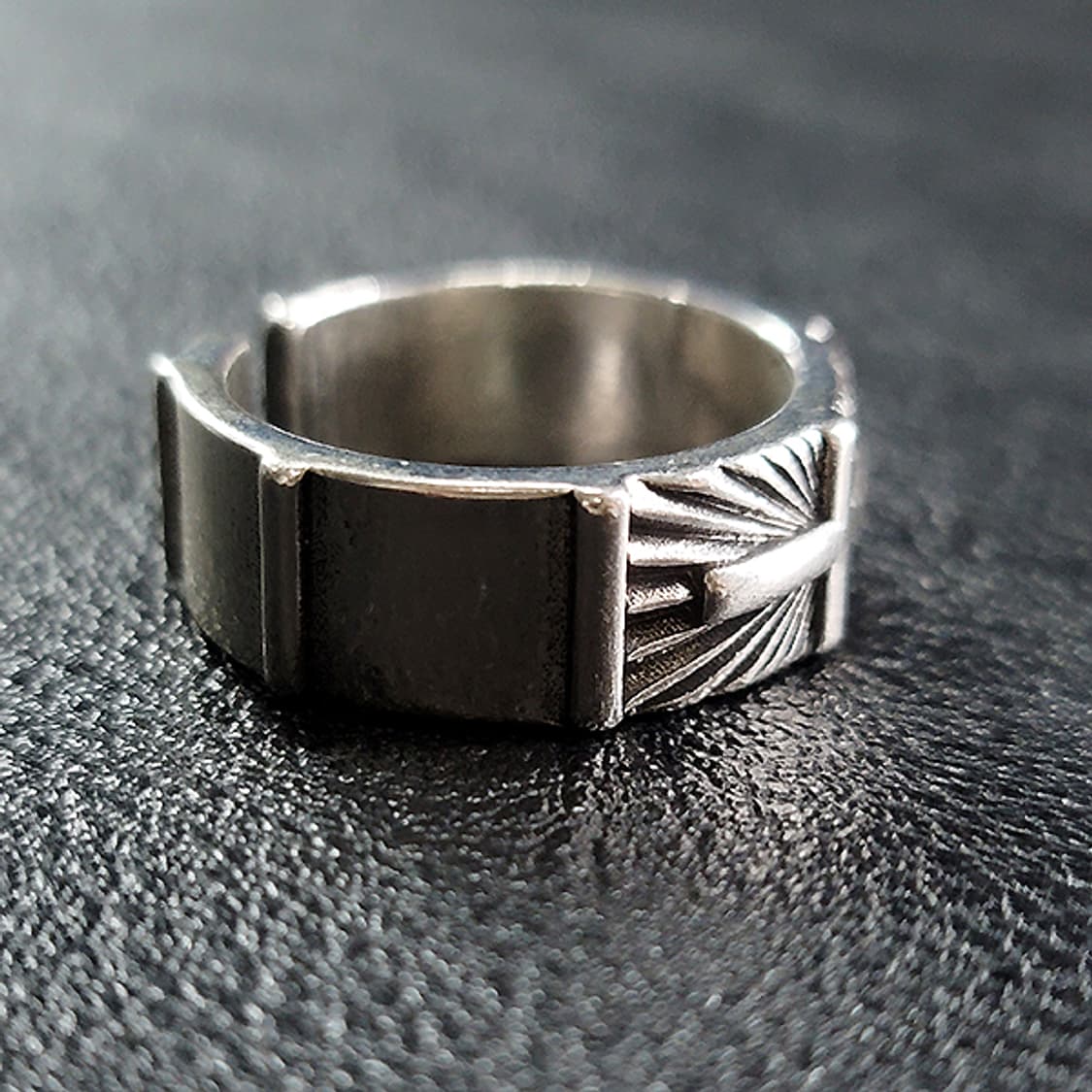 Cravel 백동 남자 엔틱 빈티지 명품 고대 십자가 반지 상품이미지2