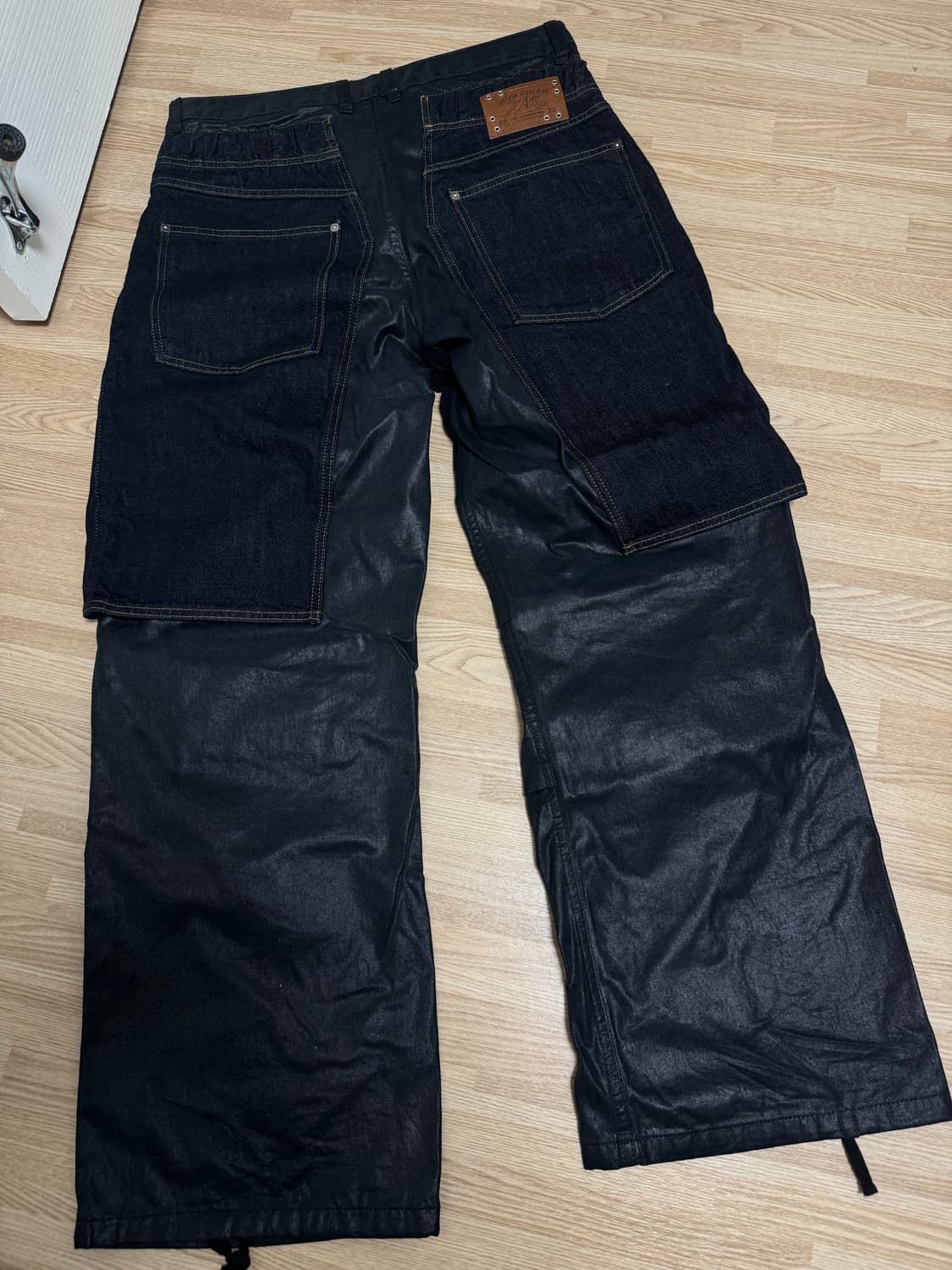 앤더슨벨 자라 컴바인드 레이어드 진 블랙 42사이즈 상품이미지2