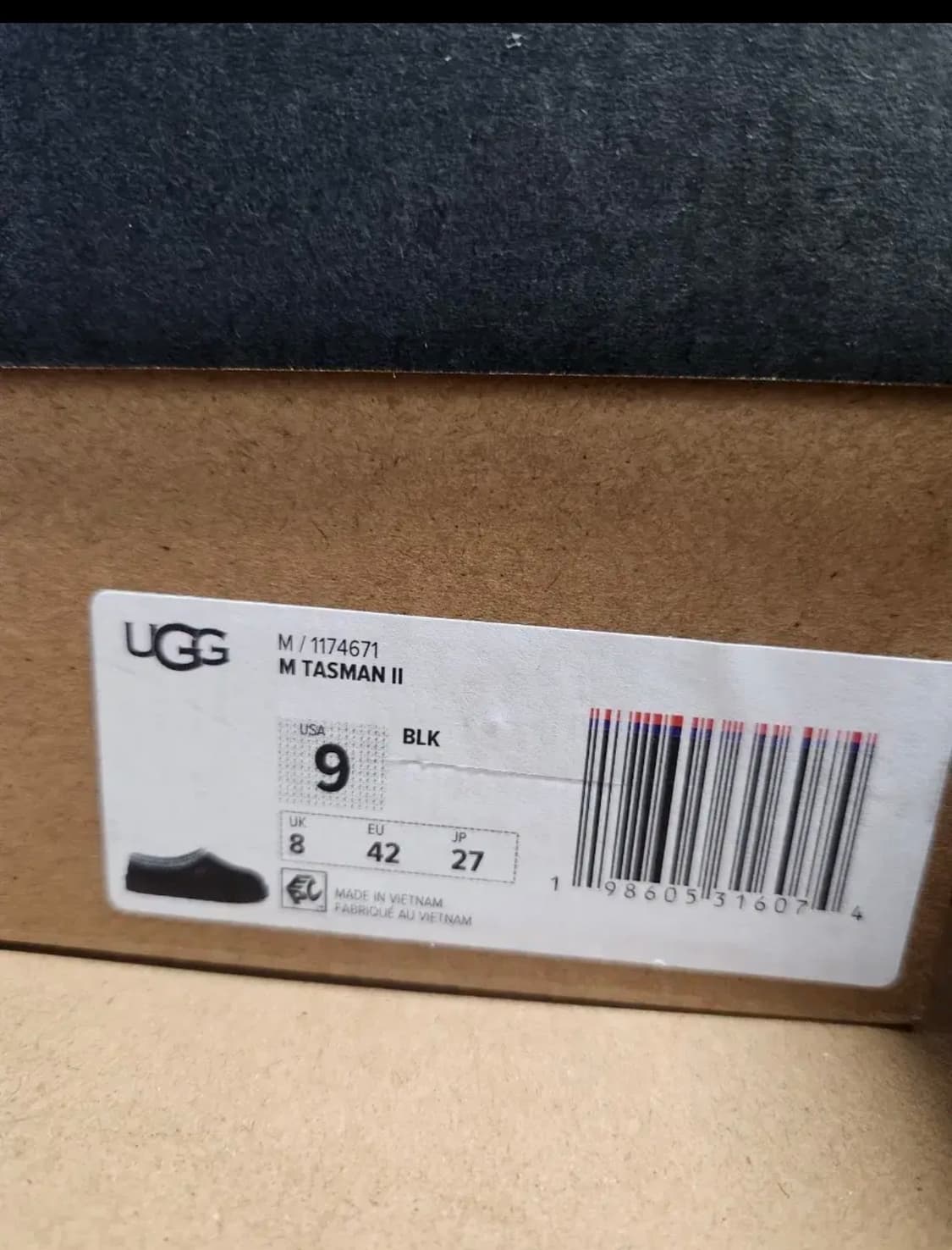 [새상품] 어그 타스만 2 블랙 270 상품이미지6