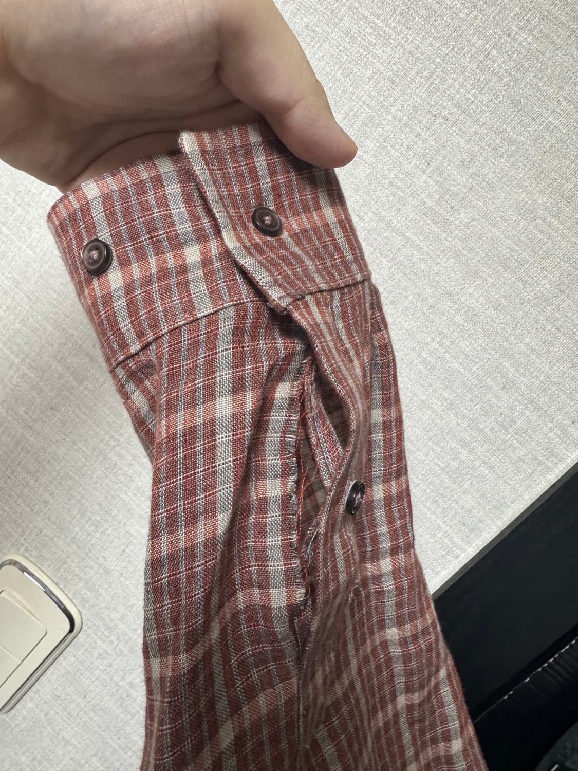 [3] 카미엔 린넨 체크 셔츠 상품이미지3