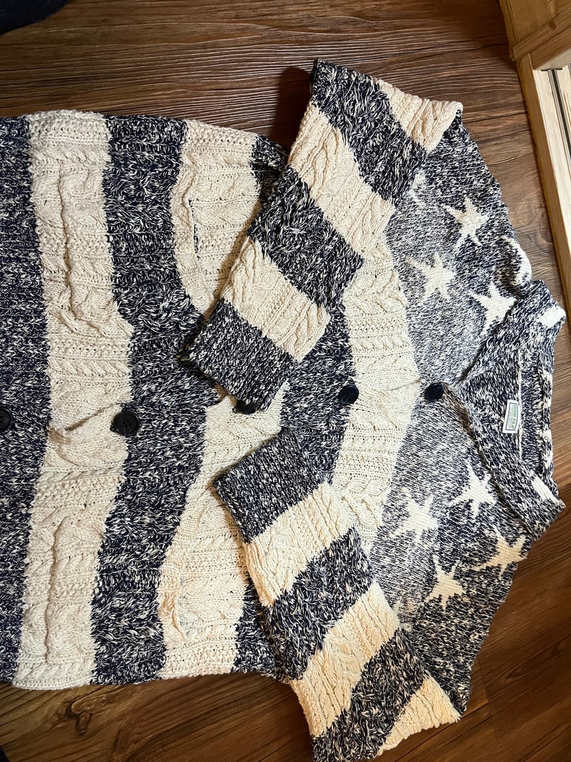 [GUESS USA] 아메리칸 케이블 니트 가디건 게스 상품이미지1