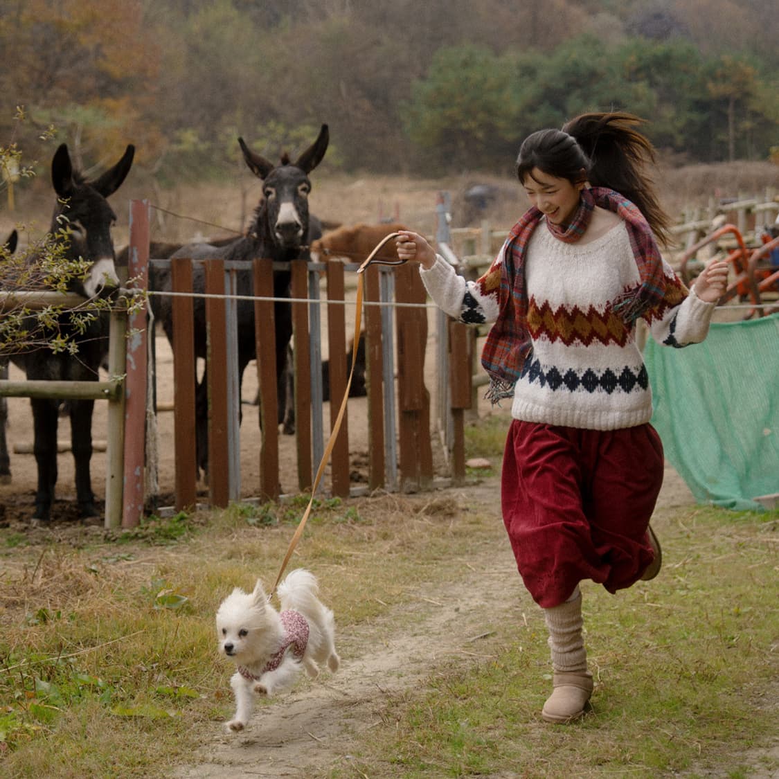 베리 하타케 코듀로이 스커트 상품이미지2
