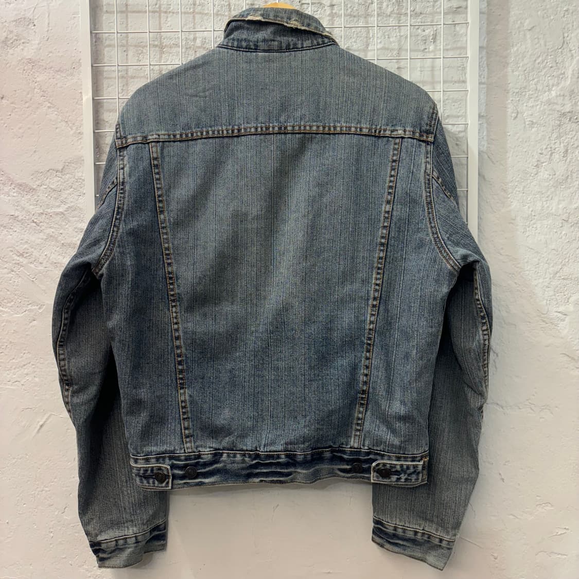 아베크롬비 빈티지 데님 워싱 트러커 자켓 L 상품이미지2