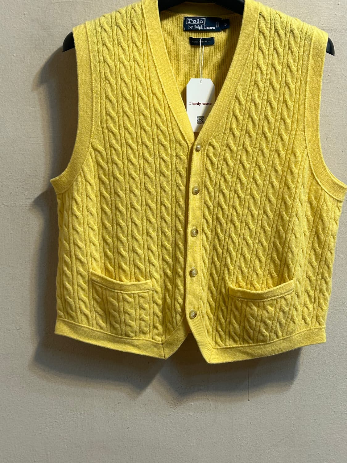 폴로 랄프로렌 케이블 니트 버튼 베스트 상품이미지3
