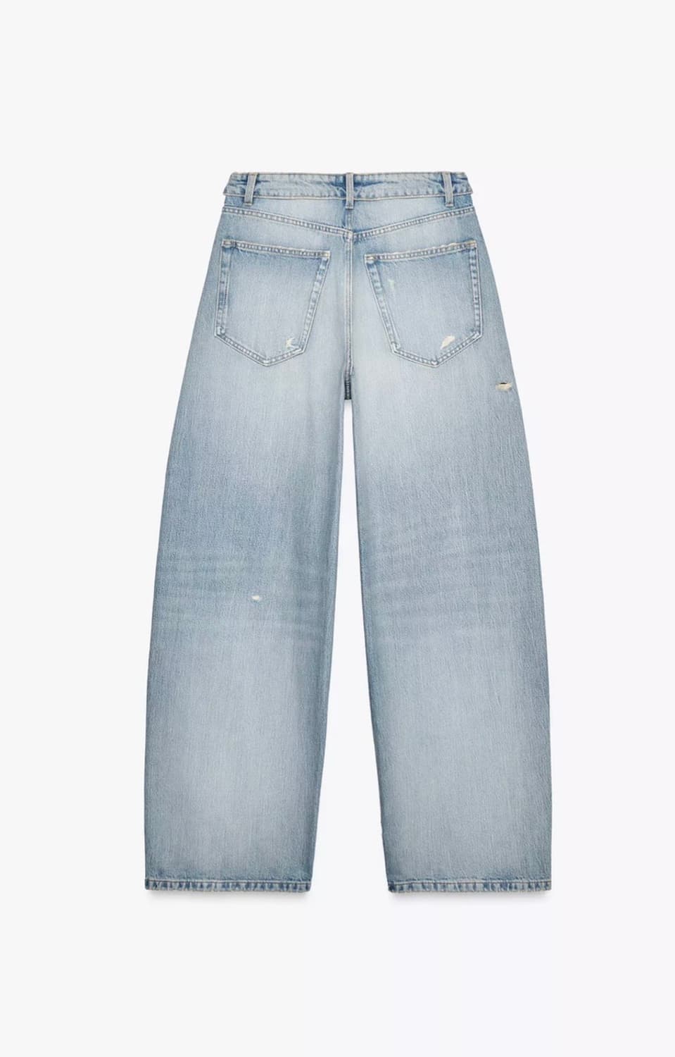 자라 JEANS TRF FOLDED 하이웨이스트 데님 상품이미지3