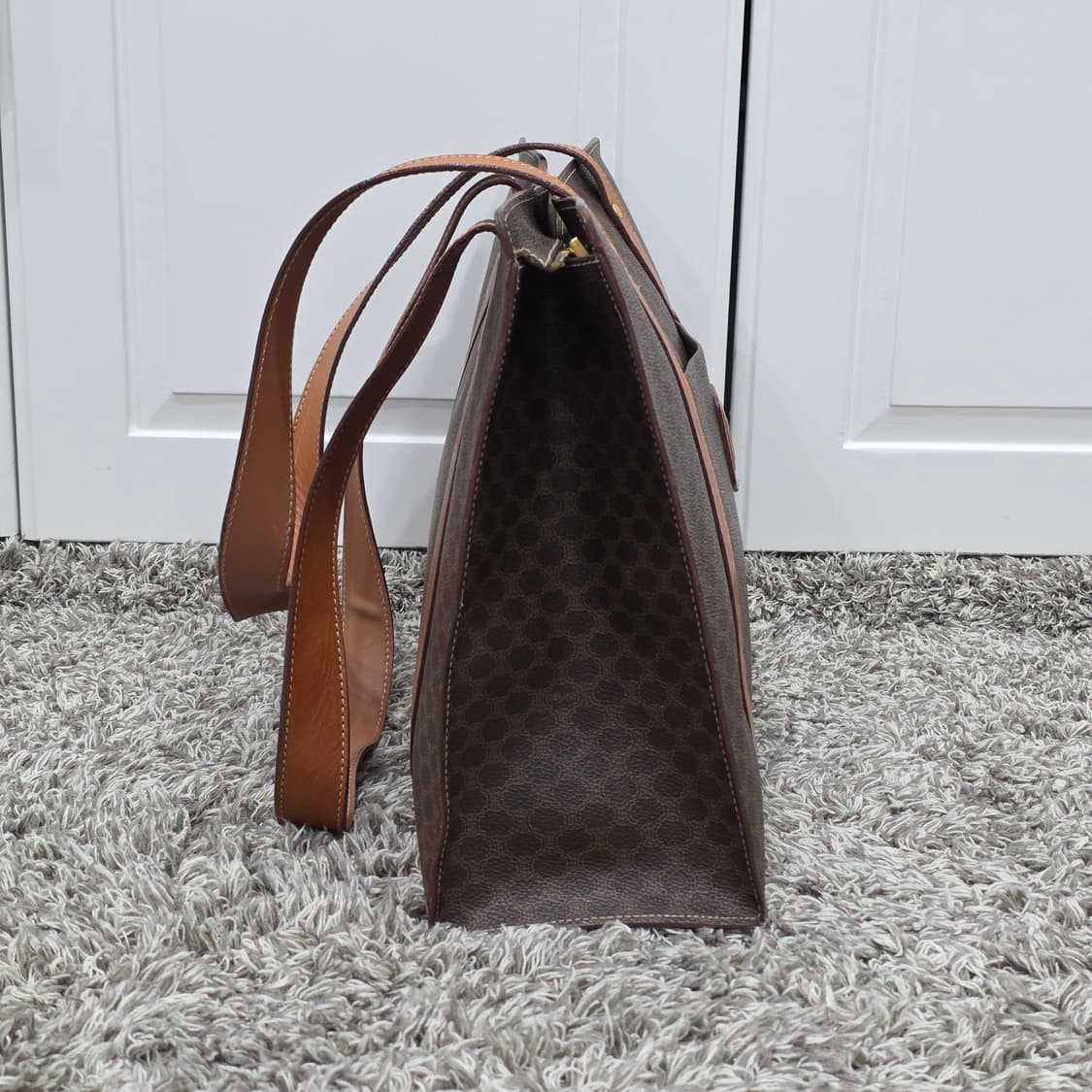 셀린느 빈티지 마카담 브라운 숄더백 쇼퍼백(주우재백) 상품이미지5