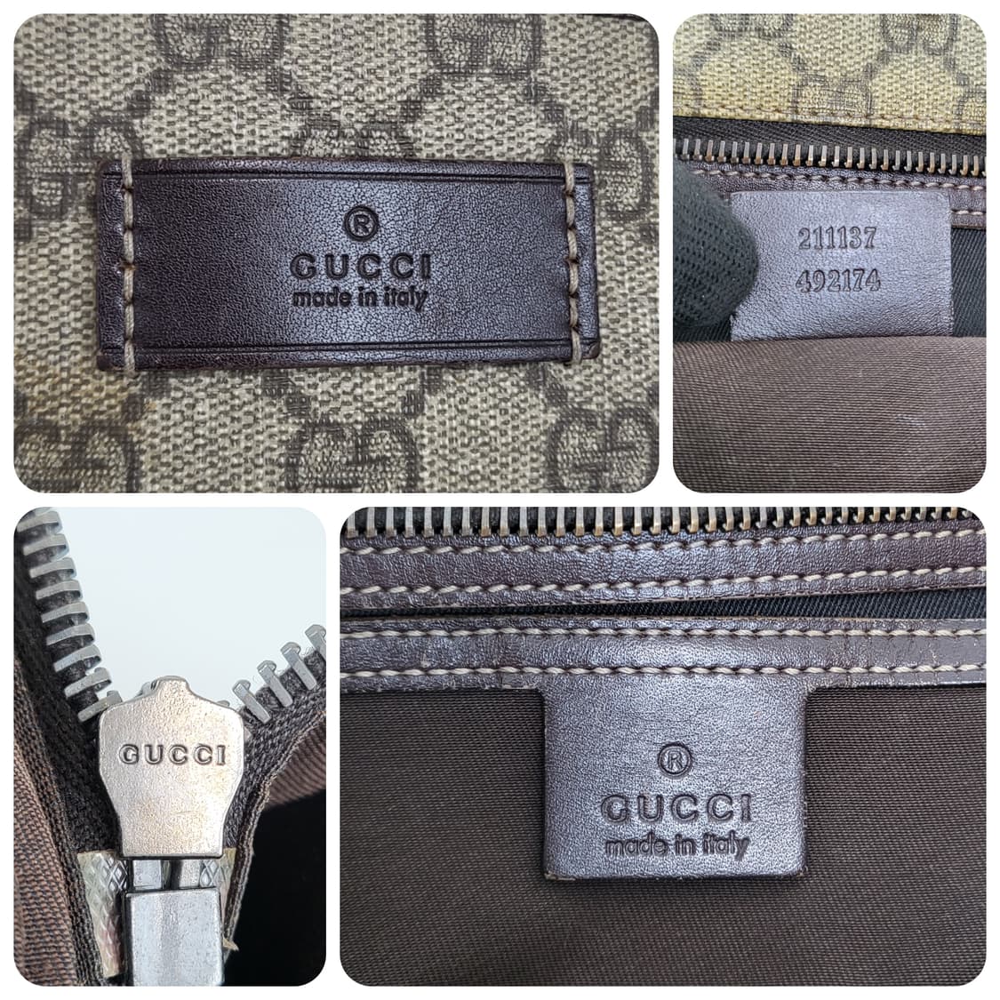 정품 구찌 수프림 GG로고 PVC 쇼퍼백 상품이미지9