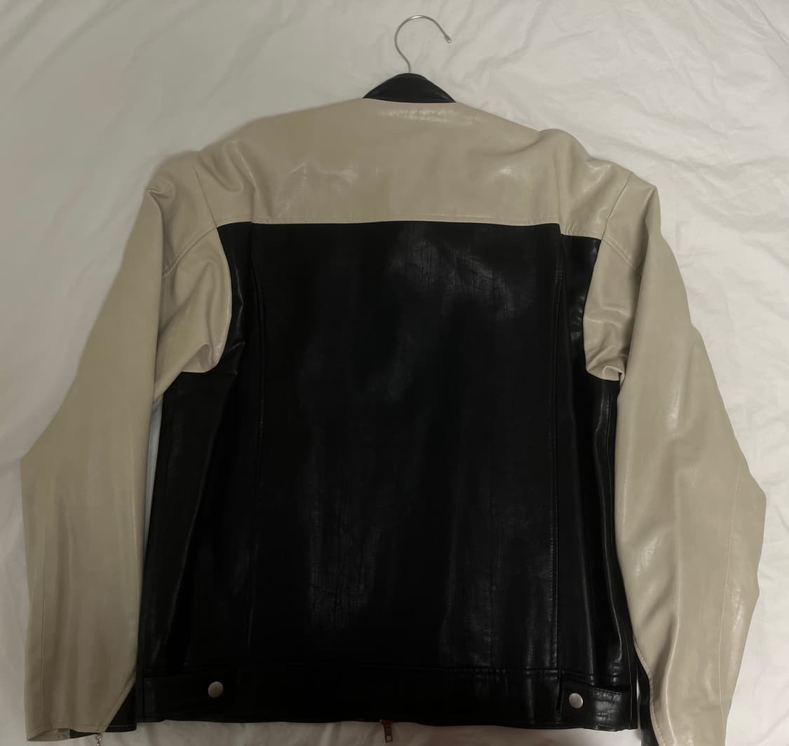 빈티지 바시티 가죽자켓 상품이미지3