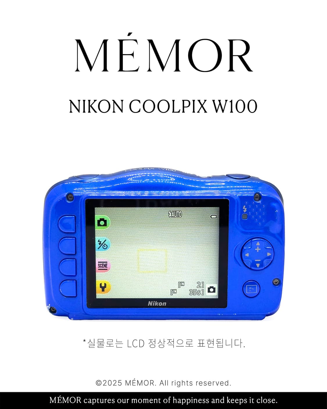 찰스엔터님사용/방수기능💦NIKON COOLPIX W100 니콘 디카 상품이미지5