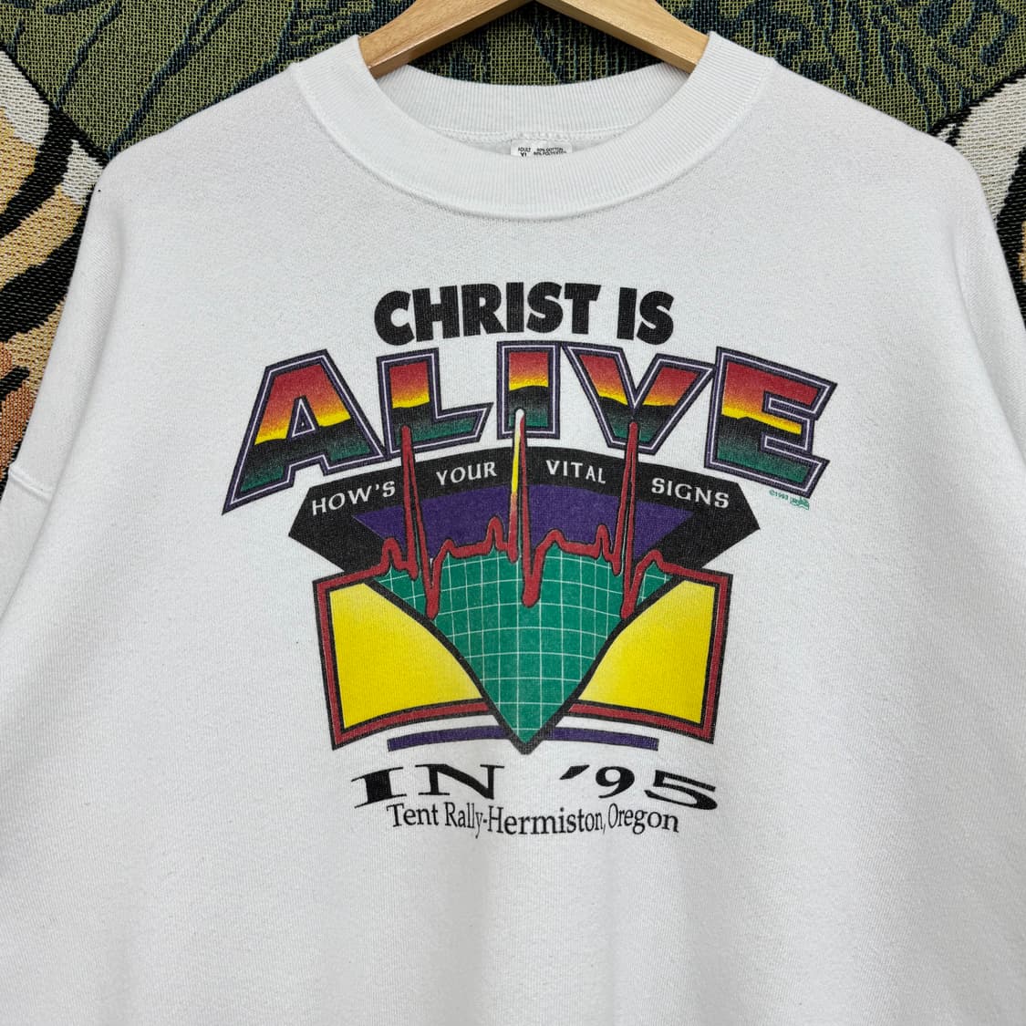 90s 프룻오브더룸 스웻셔츠 맨투맨 made in USA (XL)  상품이미지2