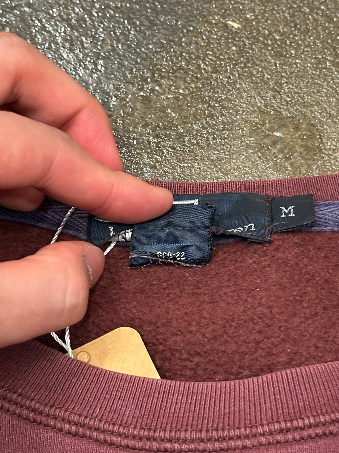 POLO 폴로 랄프로렌 버건디 스웻셔츠 맨투맨 M 상품이미지7