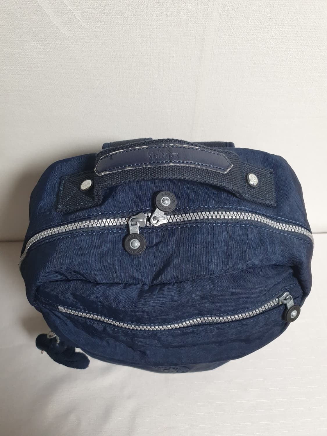 키플링 미니 캐주얼 백팩 네이비 몽키키링 상품이미지5