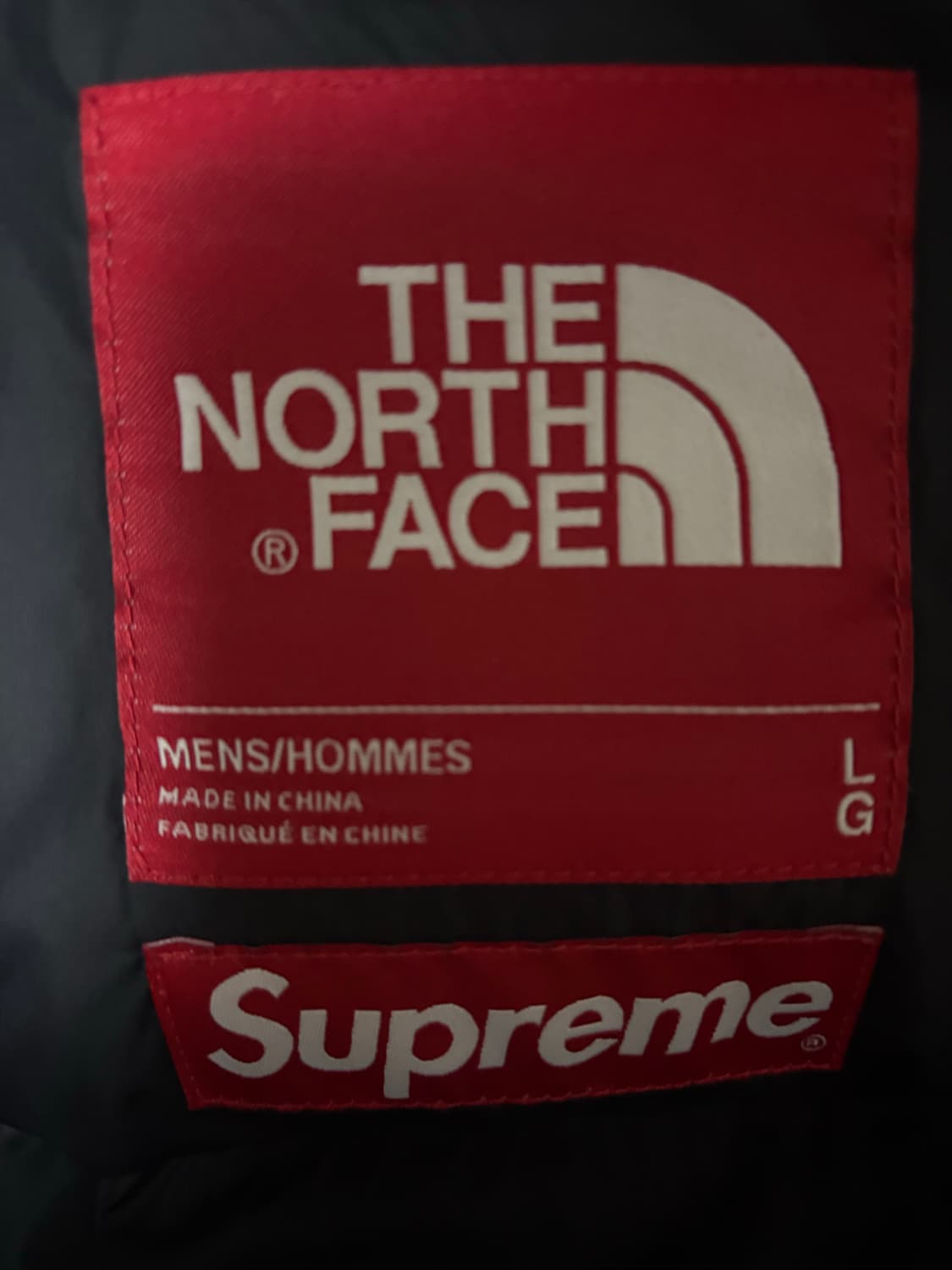 슈프림x노스페이스 블리치드 데님 눕시 상품이미지5