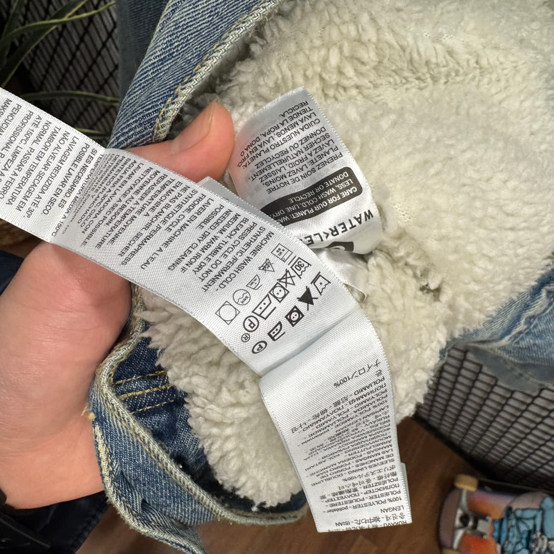 리바이스 타입 3 쉐르파 연청 데님 트러커 자켓 상품이미지7