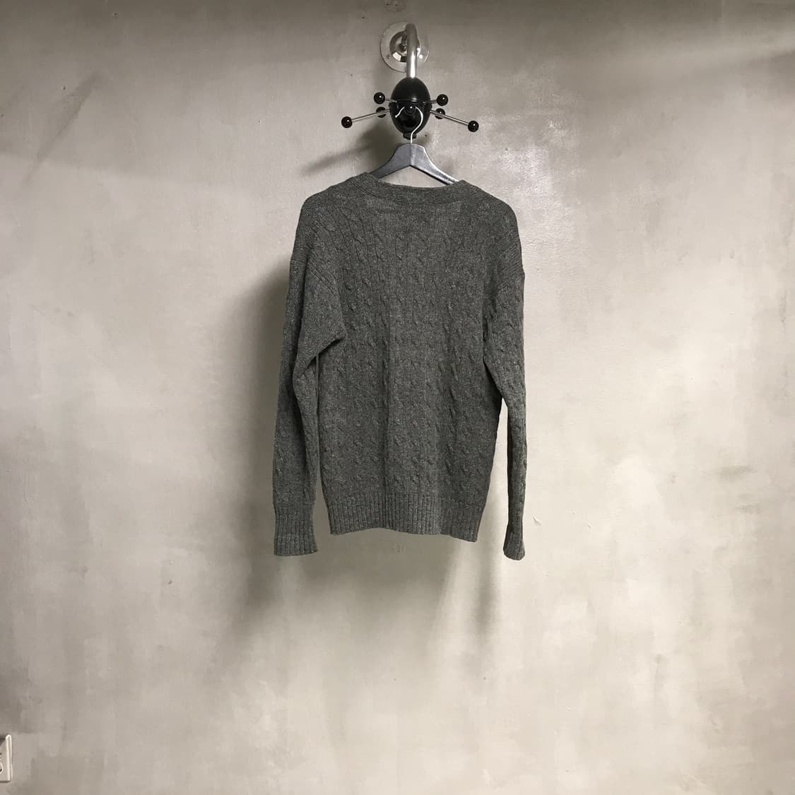 폴로 랄프로렌 케이블 니트 가디건 그레이 90 상품이미지7