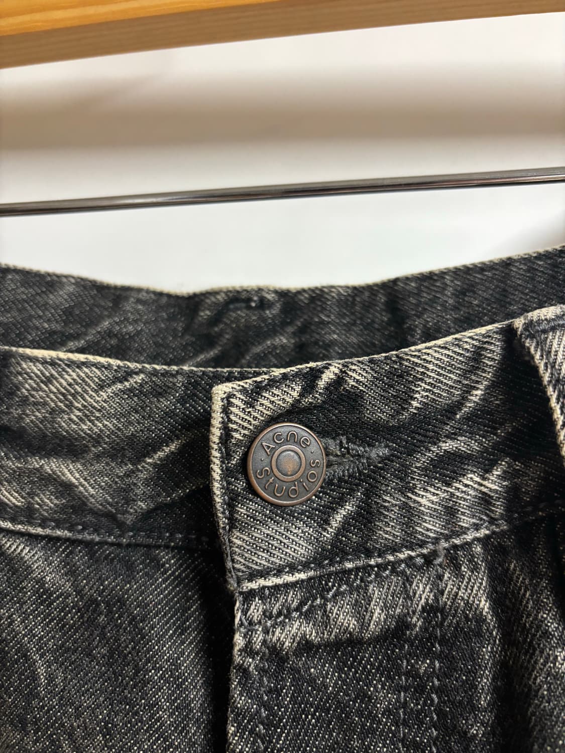 [30/30] 아크네 1989 루즈핏 진 블랙 상품이미지3