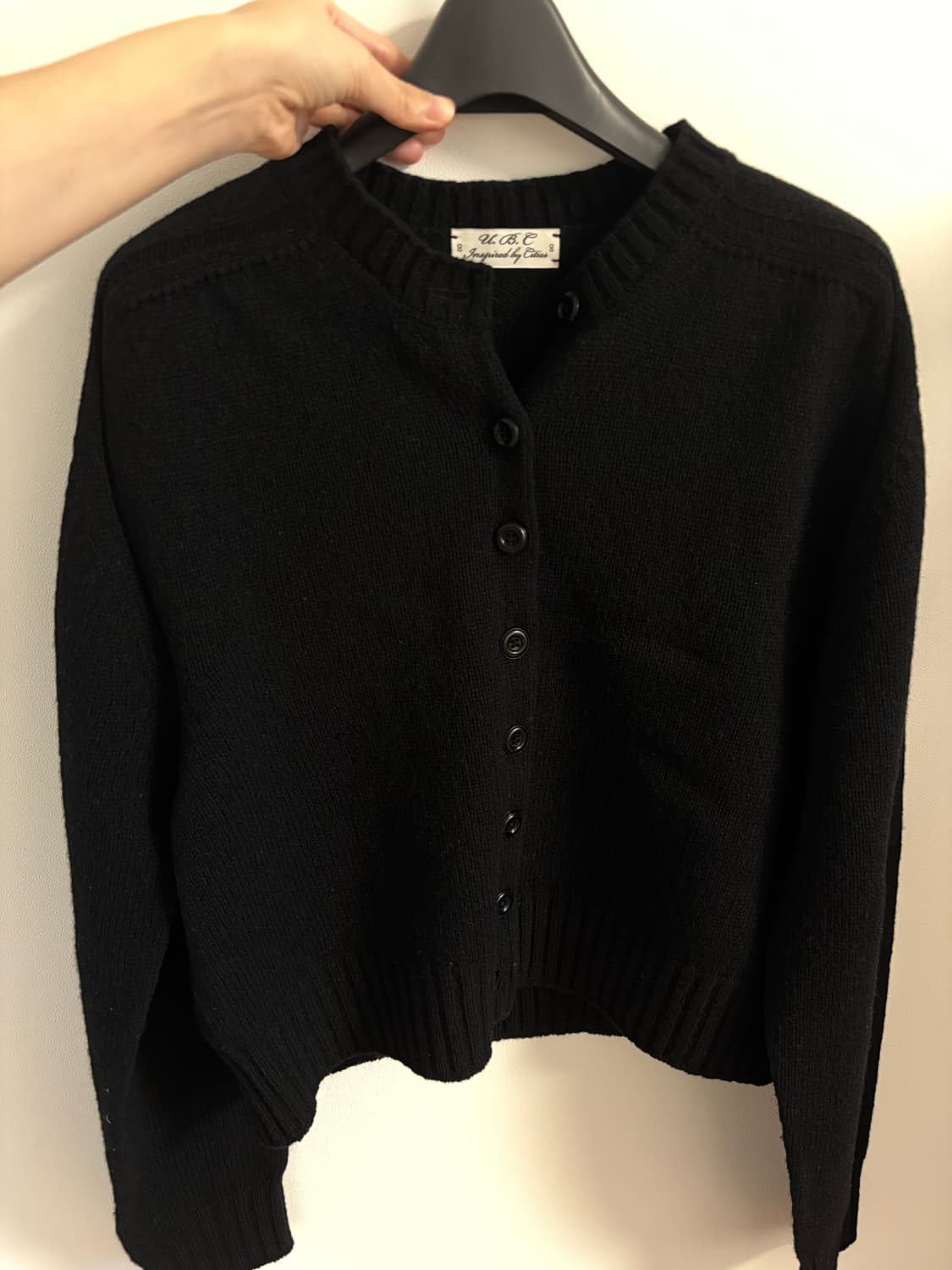 얼바닉 릭비 가디건 블랙 URBANIC30 rigby 상품이미지2