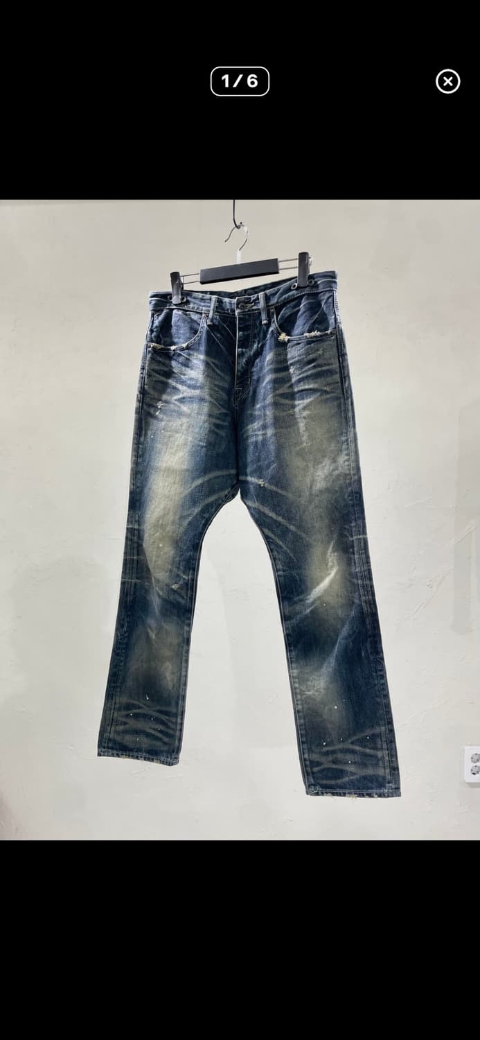 CIVARIZE oil washed denim pants 상품이미지1