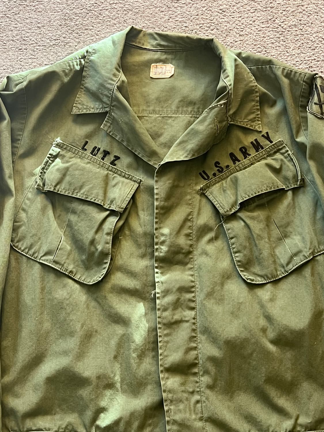 1969 Vietnam War 정글 퍼티그 Jacket 상품이미지2