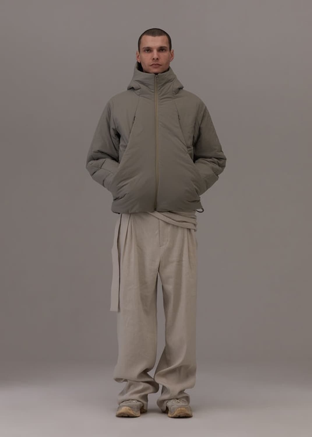 혜인서 푸퍼자켓 패딩 웜그레이 hyein seo puffer 상품이미지4