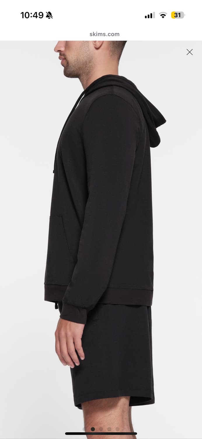 skims jersey lounge hoodie 상품이미지3