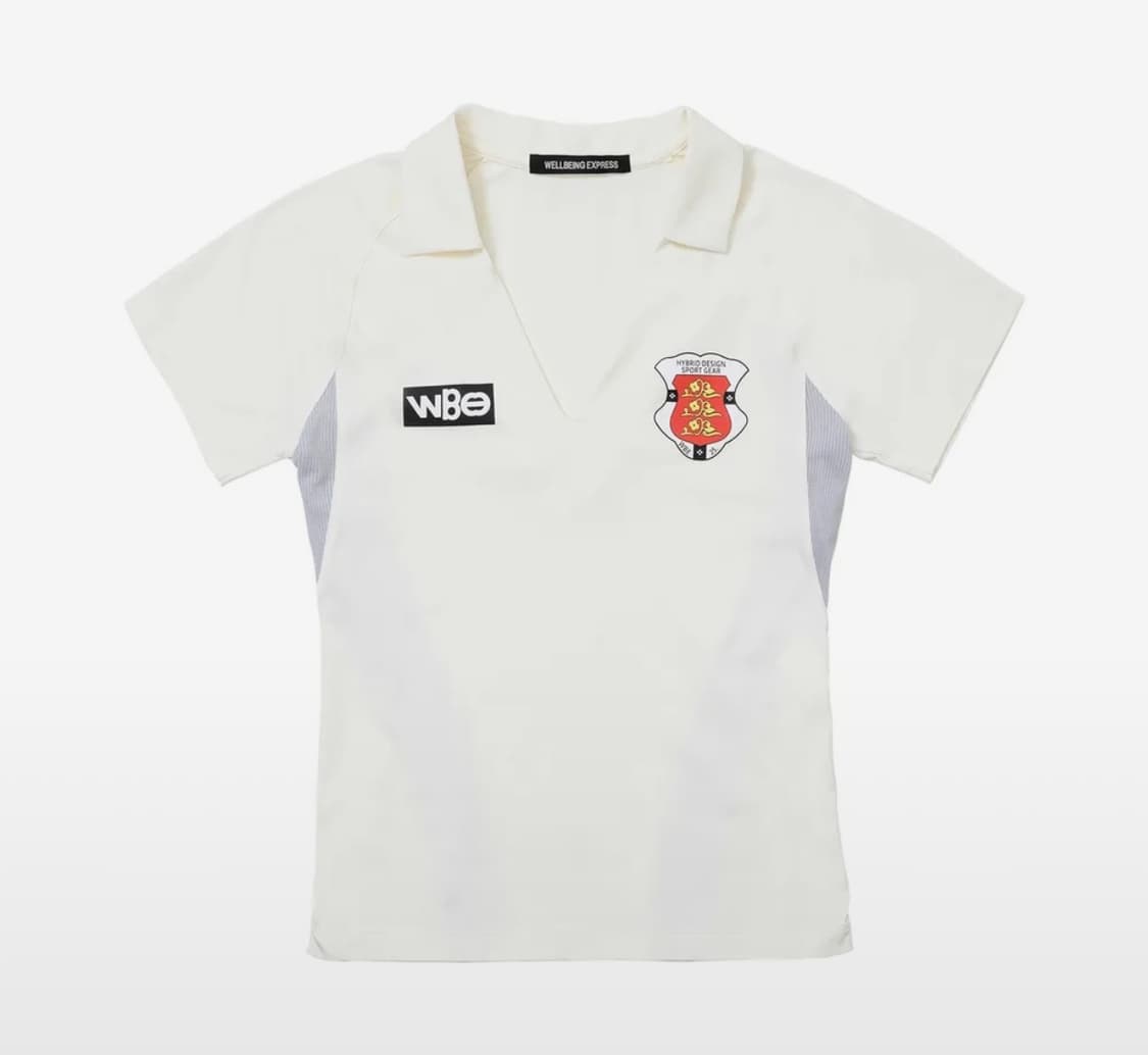 웰빙익스프레스 반팔 Football Half Sleeve 화이트 상품이미지1