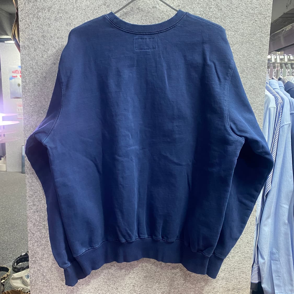 디스이즈네버댓 빅로고 네이비 맨투맨 B3858 상품이미지5