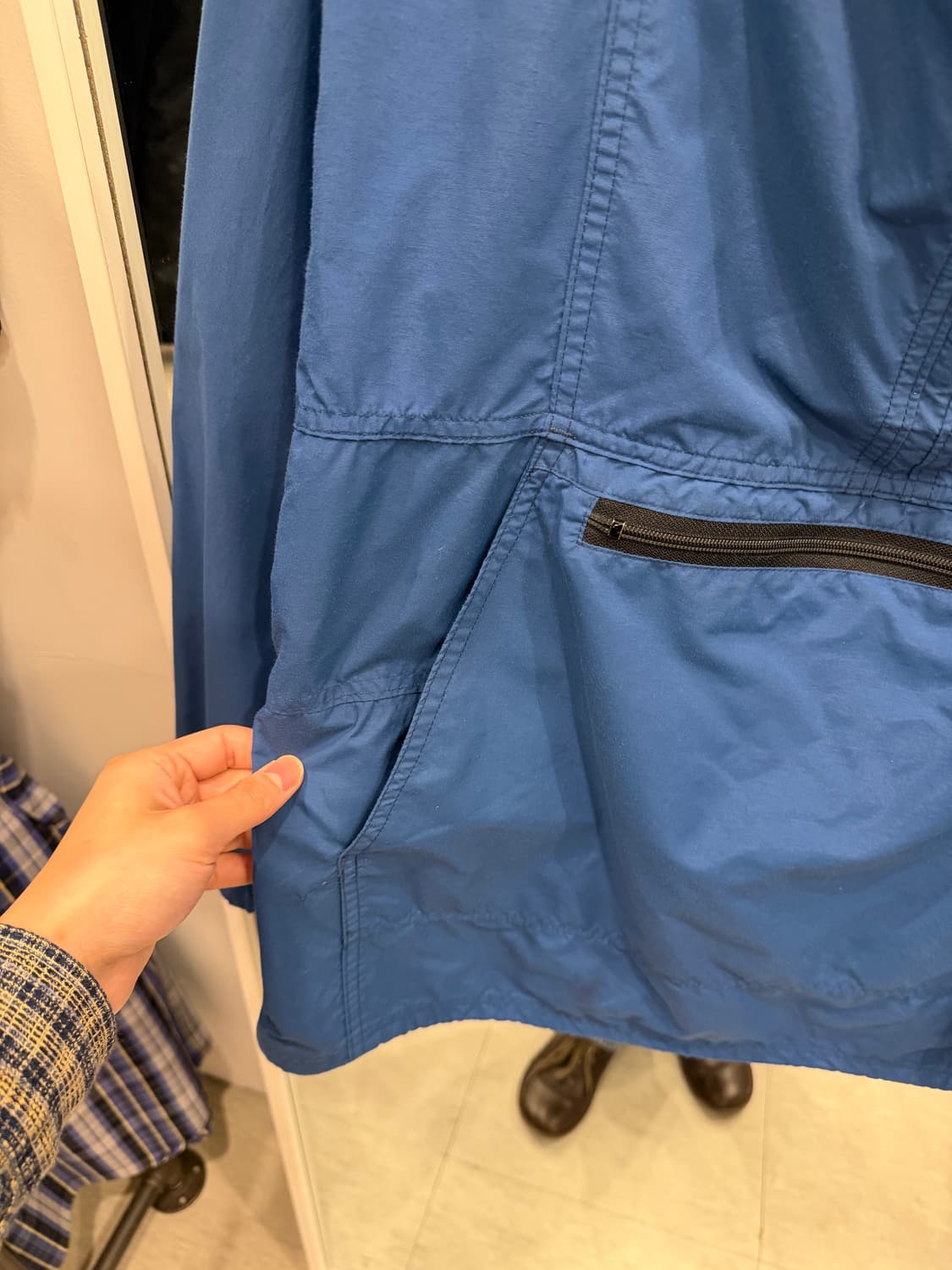 80s L.L.Bean 엘엘빈 나일론 아노락 후드 (made USA) 상품이미지3