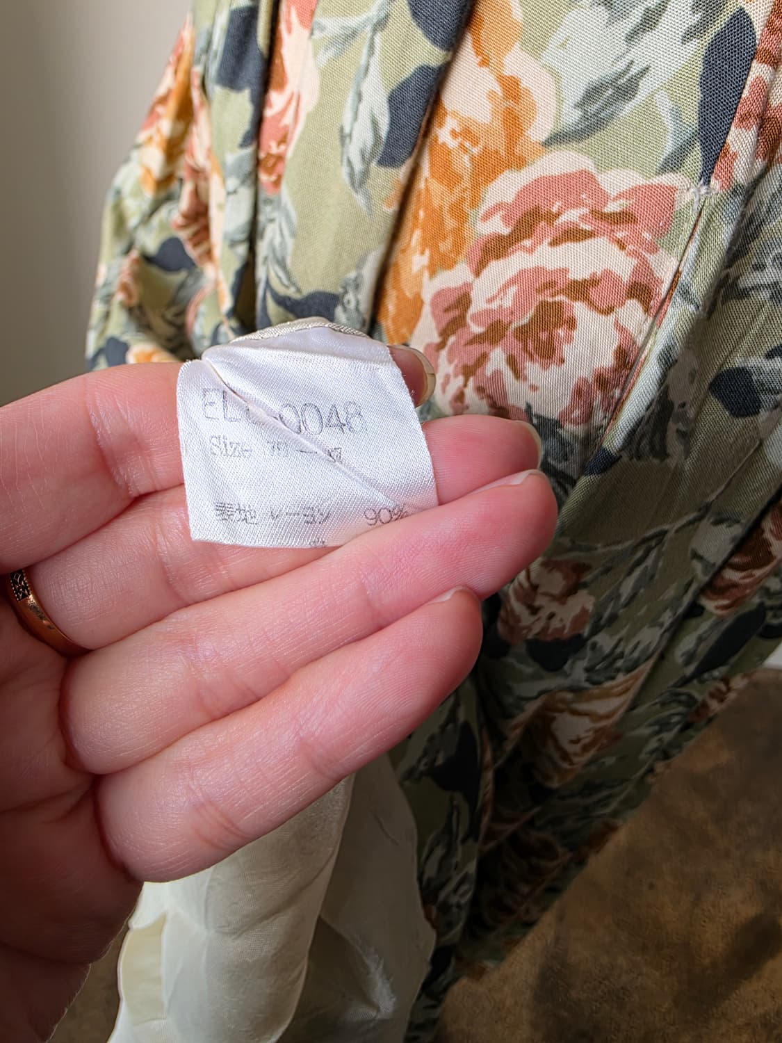 플라워 레이스 포인트 반팔 롱 원피스 상품이미지4