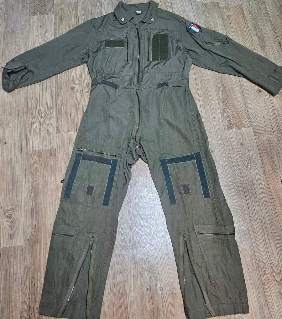 90s 이탈리아 공군 점프수트 T65 올리브그린 상품이미지1