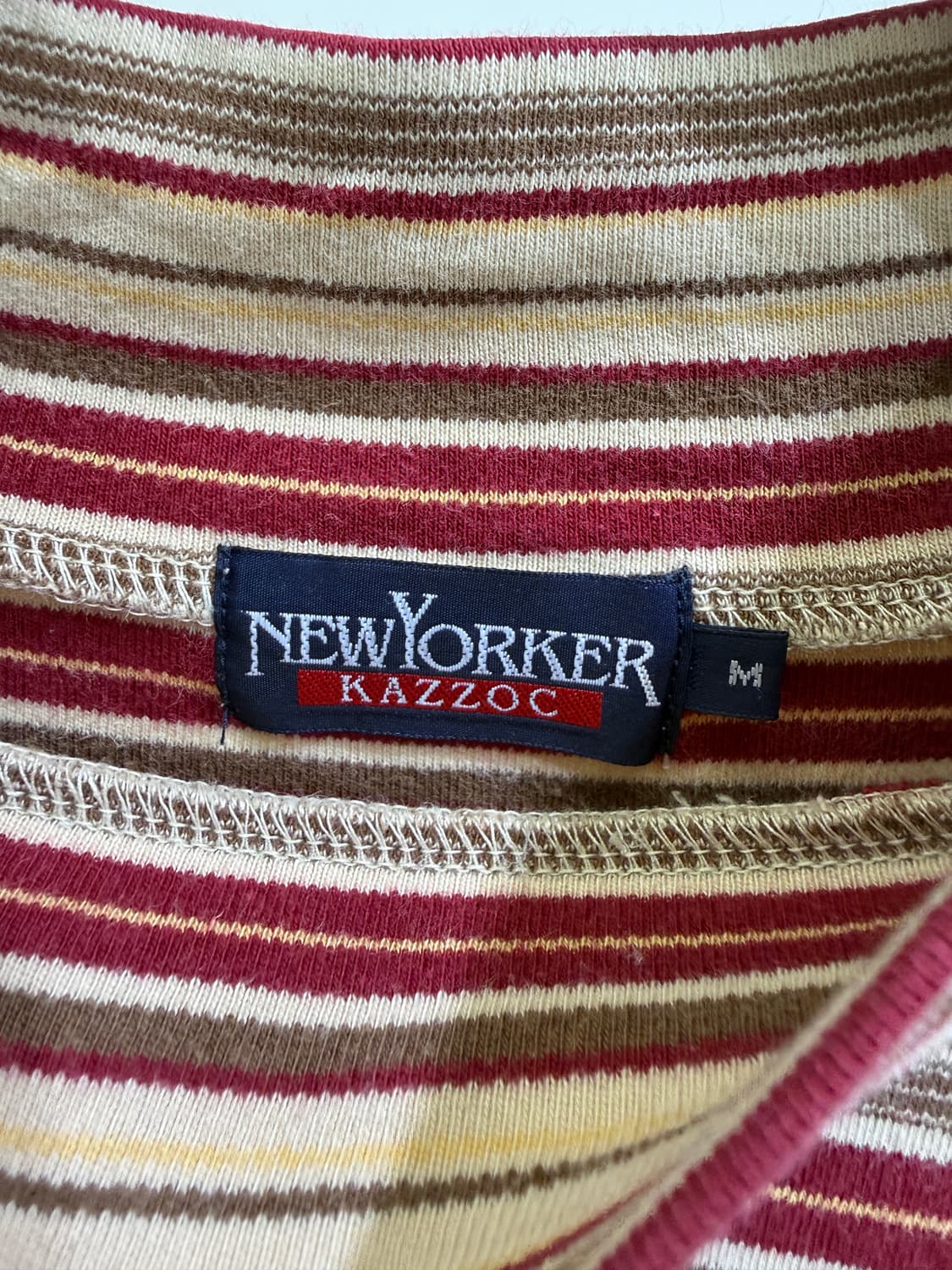 NEW YORKER 터틀넥 스트라이프 티셔츠  상품이미지6