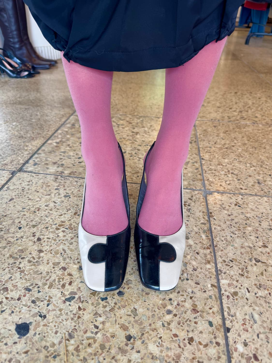 [희귀] 찰스 주르당 80s 컬러블록 슬링백  상품이미지10