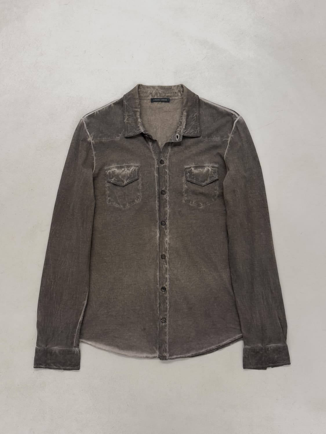  roberto collina 피그먼트 셔츠 상품이미지1