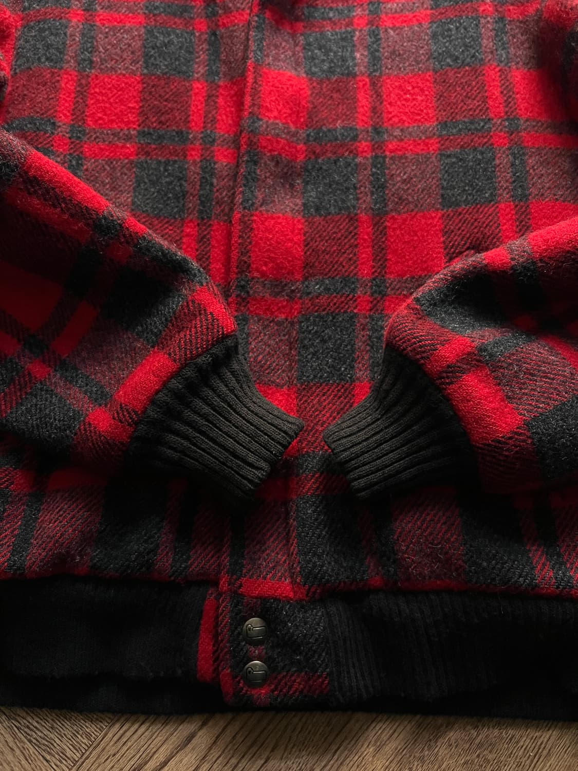 [M]80's 울리치 Made in USA 매키노 울 해링턴 자켓 상품이미지5