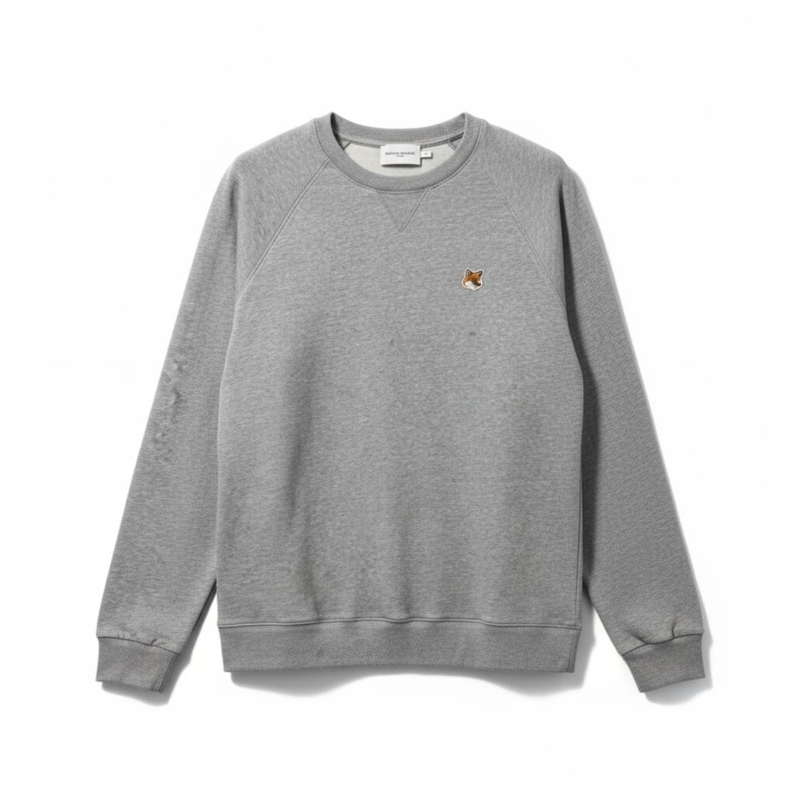 메종키츠네 폭스헤드 맨투맨 그레이 L 상품이미지1