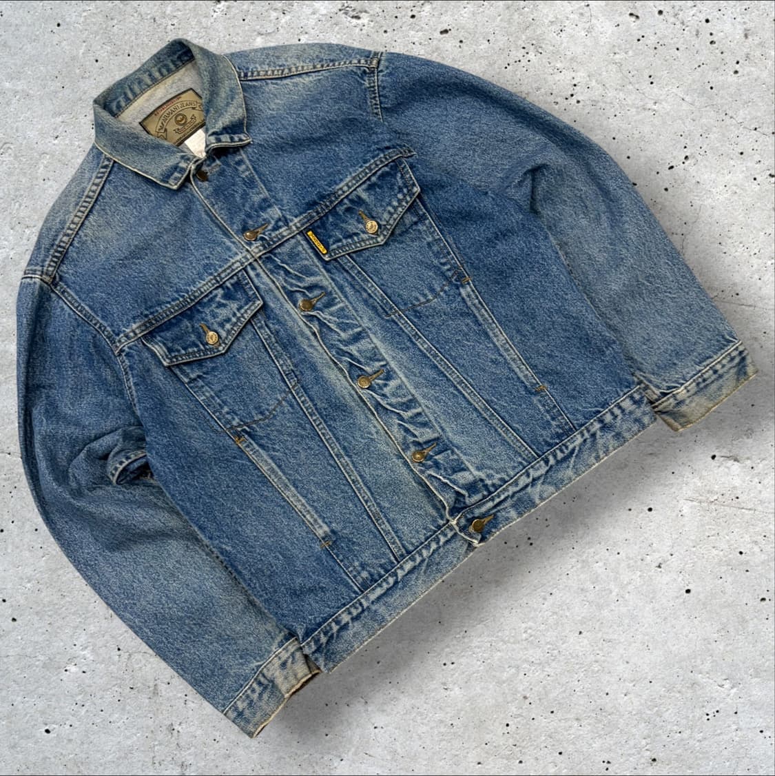 80-90s ARMANI 아르마니 진 빈티지 데님 청자켓 E53 상품이미지1