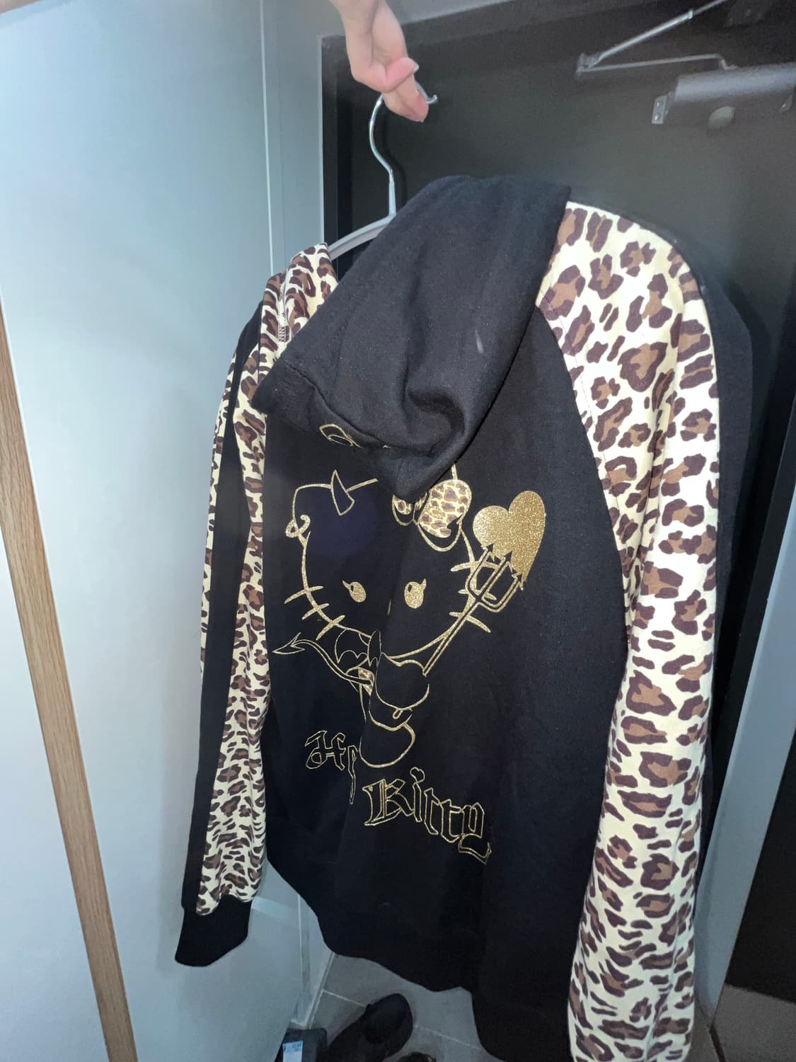 헬로키티 호피 셋업  갸루 상품이미지1