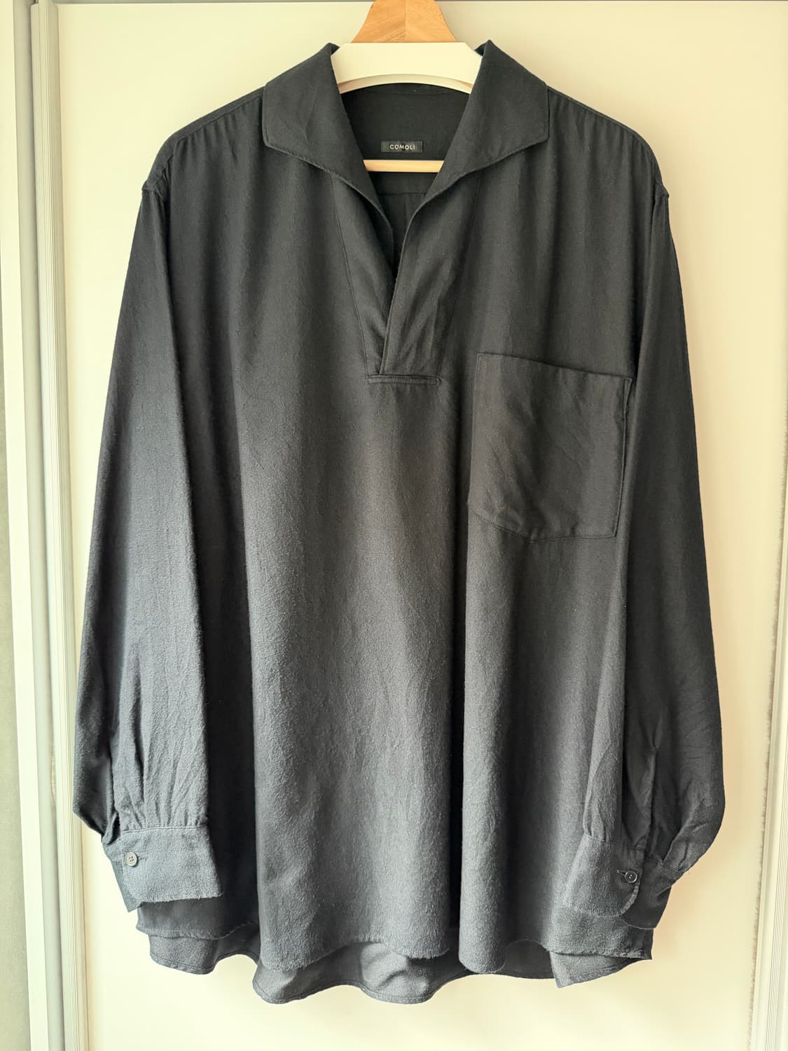 [2] 코모리 실크넬 셔츠 셋업 상품이미지5