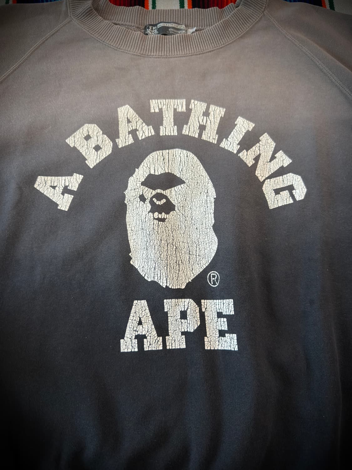 00s OG A BATHING APE 베이프 그라데이션 스웻셔츠 상품이미지4