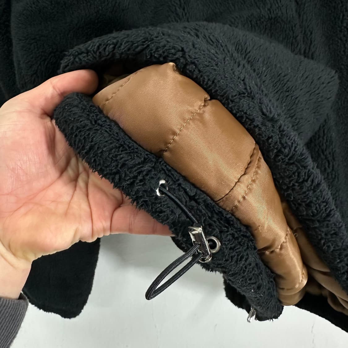 XL 프리즘웍스 블랙 투웨이 후리스 점퍼 상품이미지4